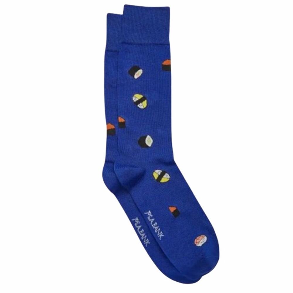 Jos. A. Bank Sushi Socks Royal Blue